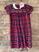 Sophie and Lucas Mccalister Plaid Scallop Dress 6X