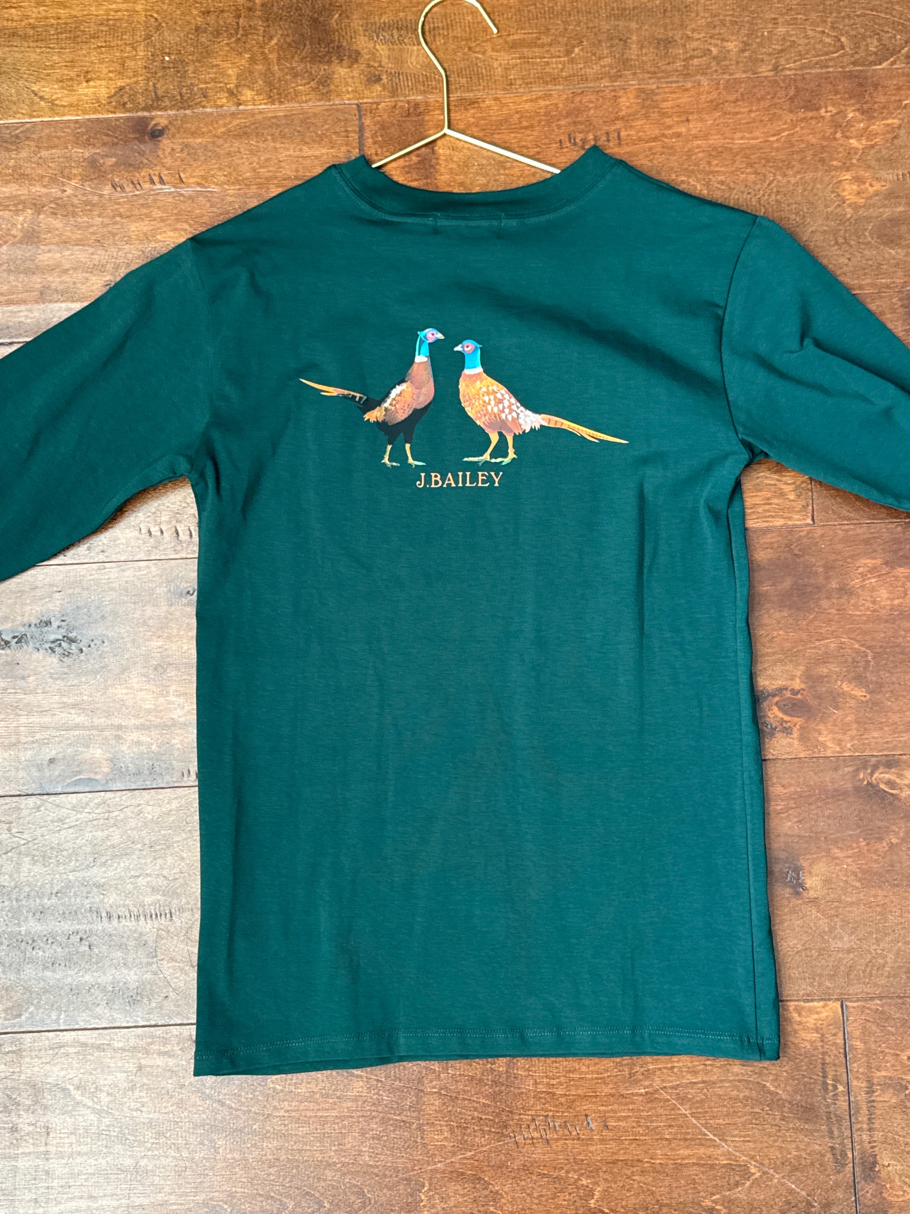 J Bailey LS Pheasant Green Shirt 12