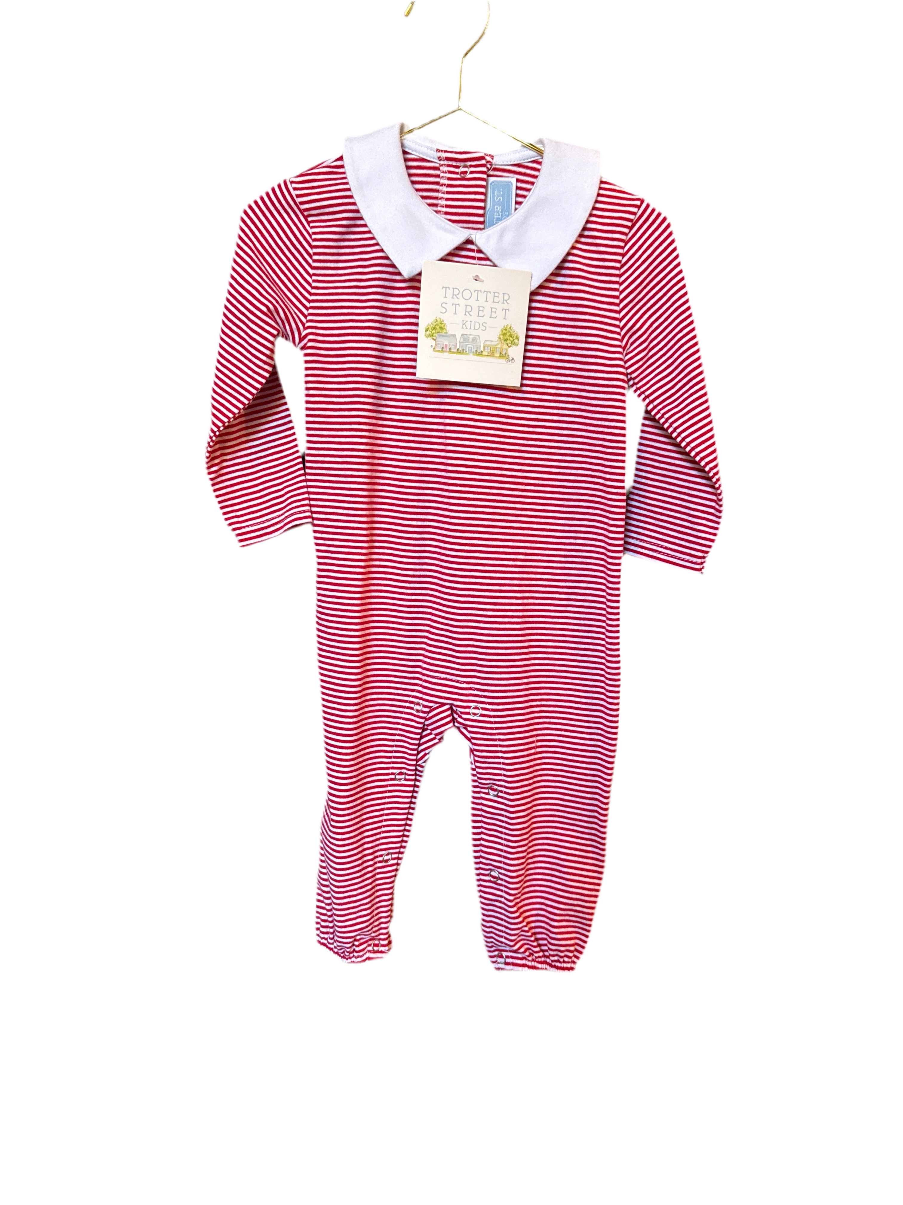 Trotter Street Red Romper 9M