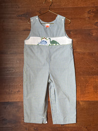 Southern Sunshine Smocked Dino Longall 2T