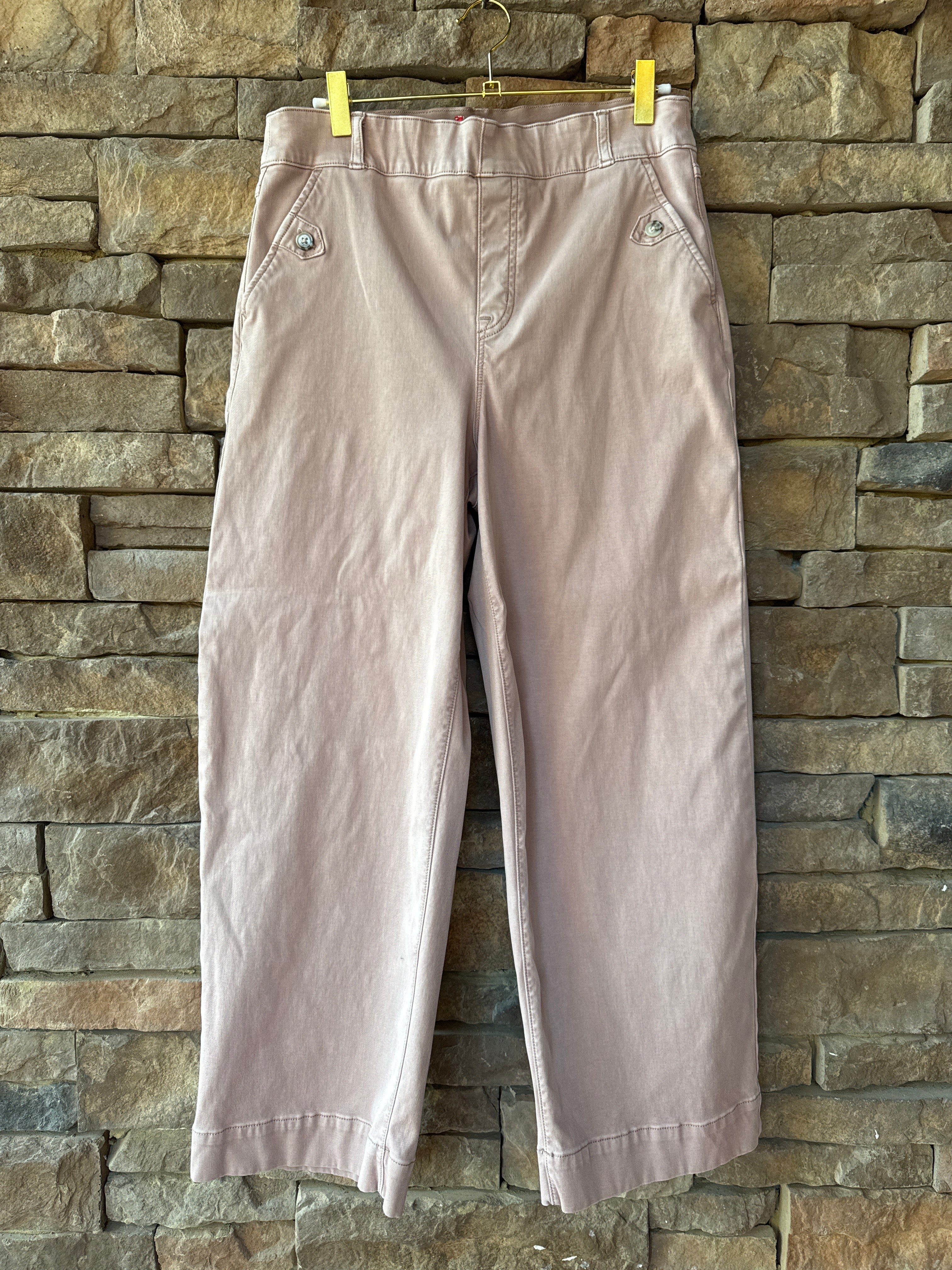 Spanx Wide Leg Khaki Pant L