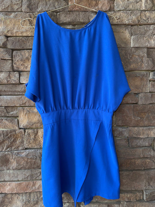 TCEC Blue Tie Back Mini Dress S
