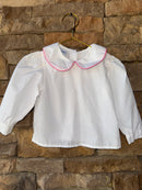 Samara Ls Peter Pan Collared Top 18M