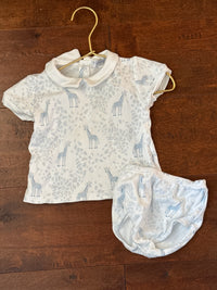 Nellapima Giraffe Pima Cotton Diaper Set 12-18m