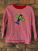 Little English Airplane Applique LS 4T