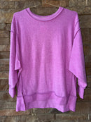 Zenana Purple Sweater L/XL