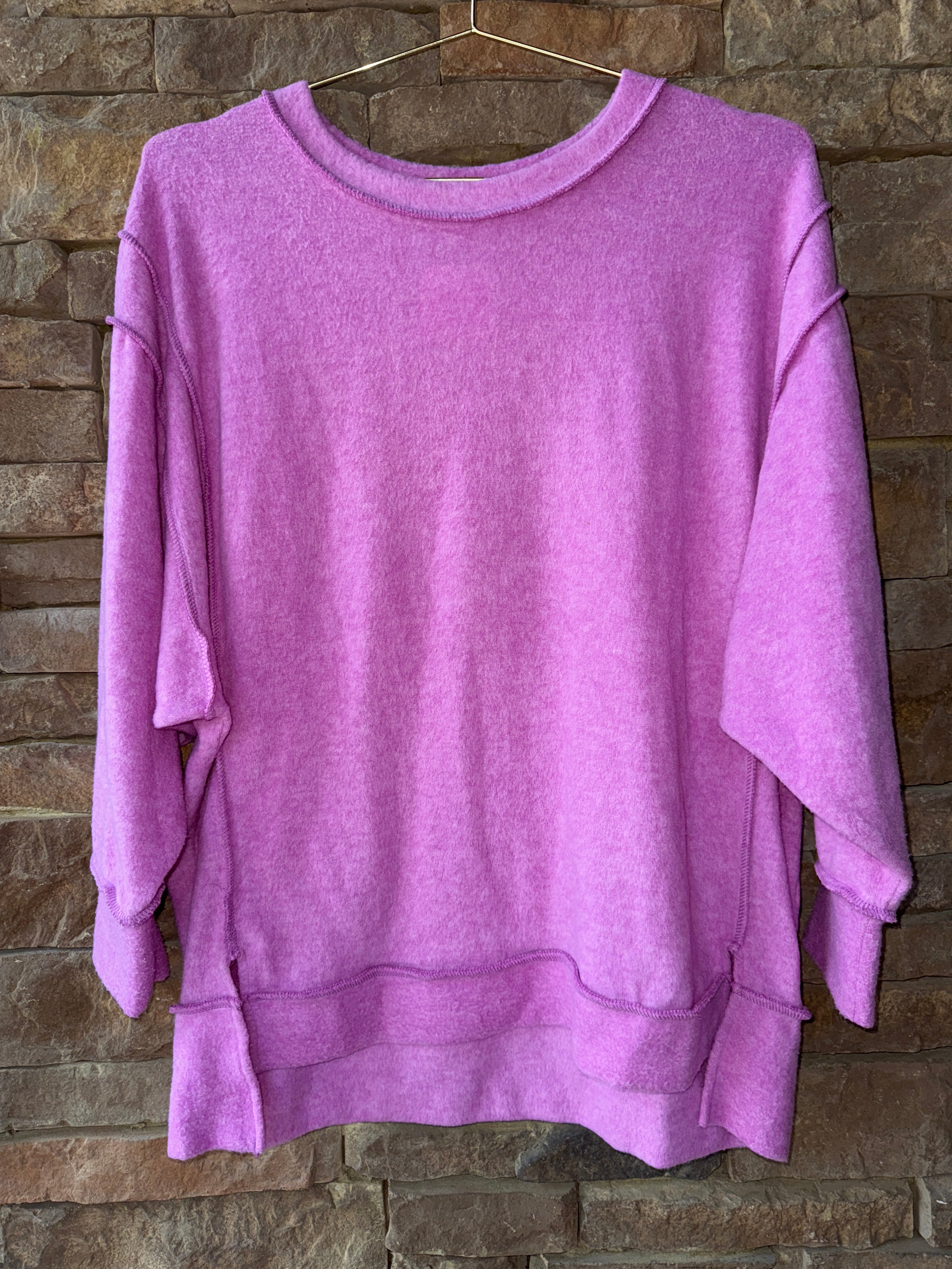 Zenana Purple Sweater L/XL