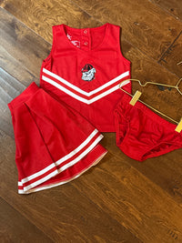 UGA Cheer Set (Top, Bloomer, Skirt) 5T