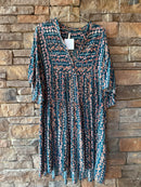 Uncle Frank Floral Boho Mini Dress XL