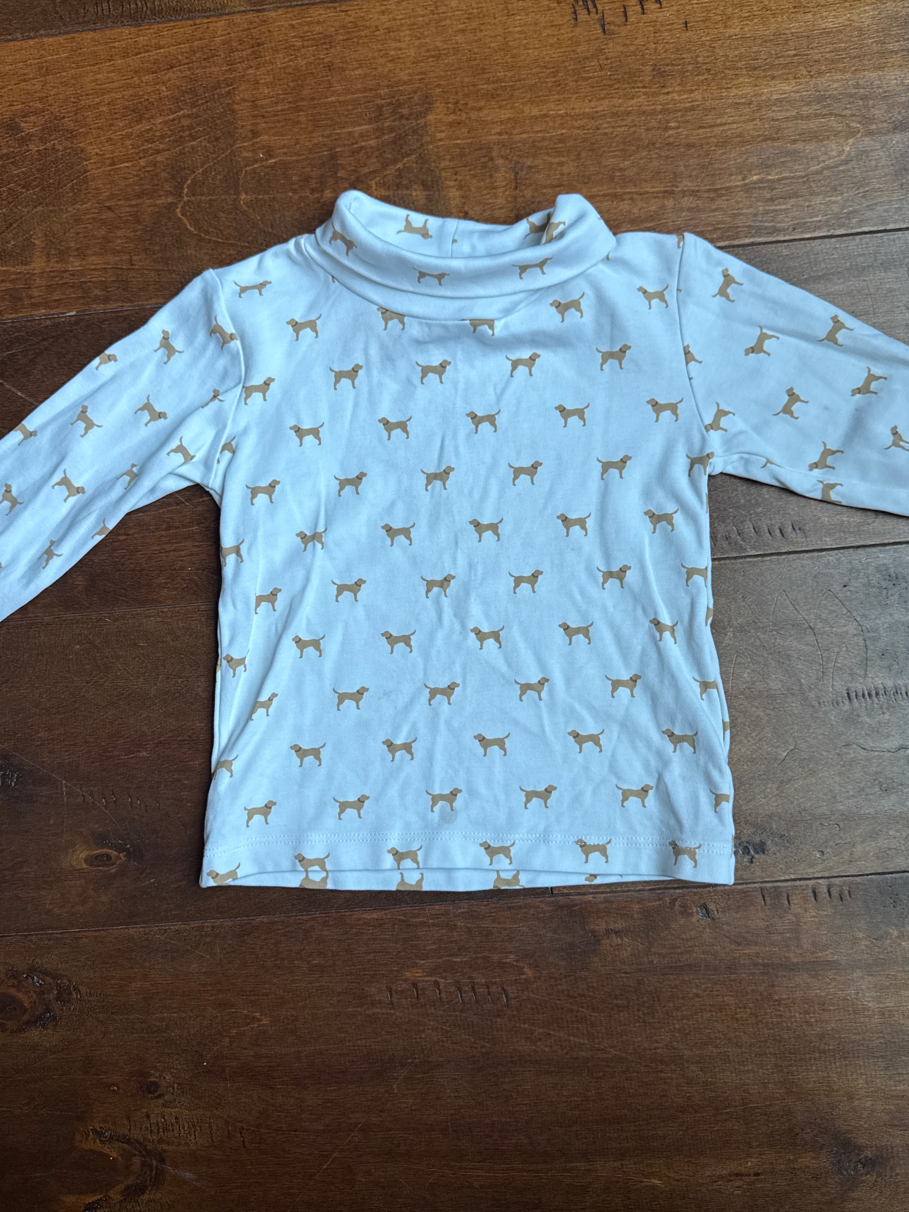 Little English Dog Turtleneck 3T