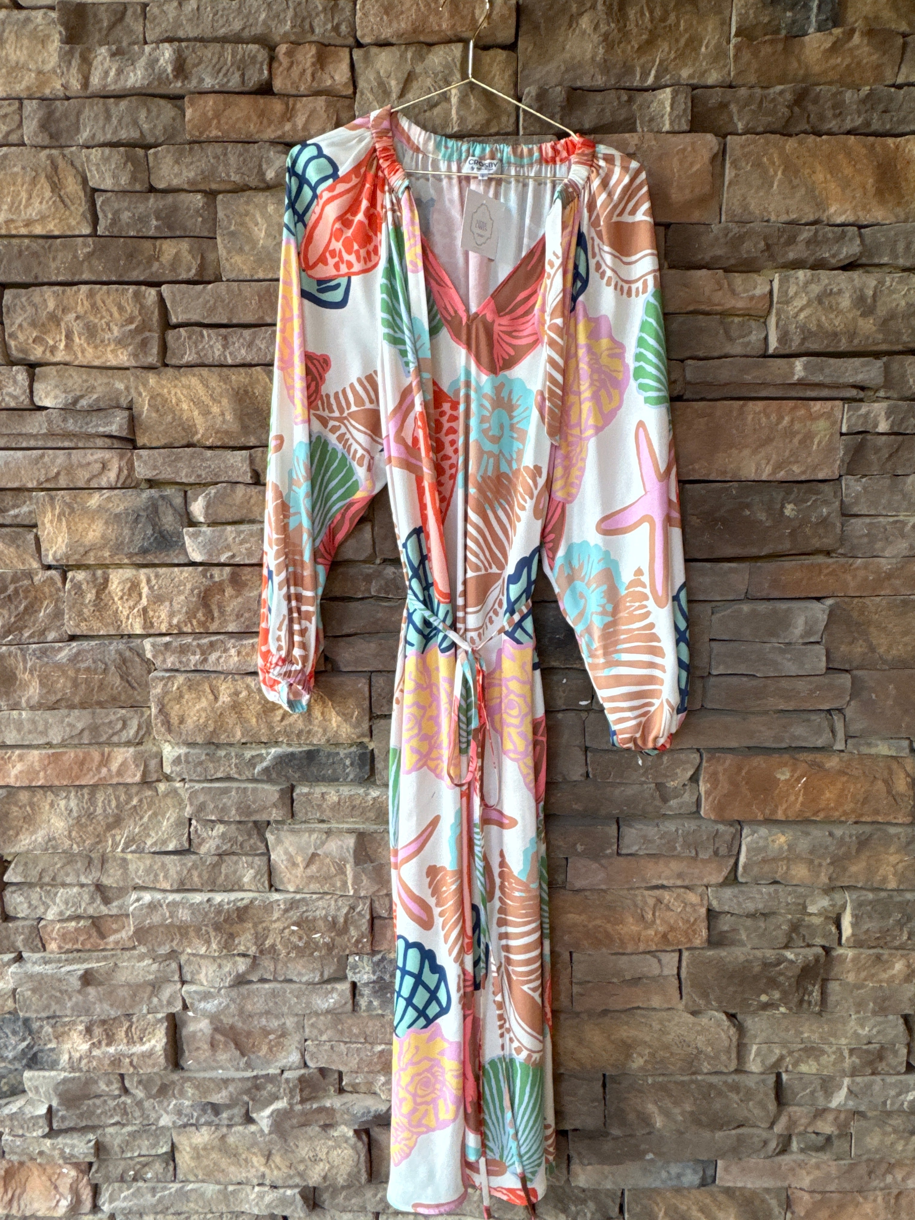 Crosby Shell Maxi Dress L