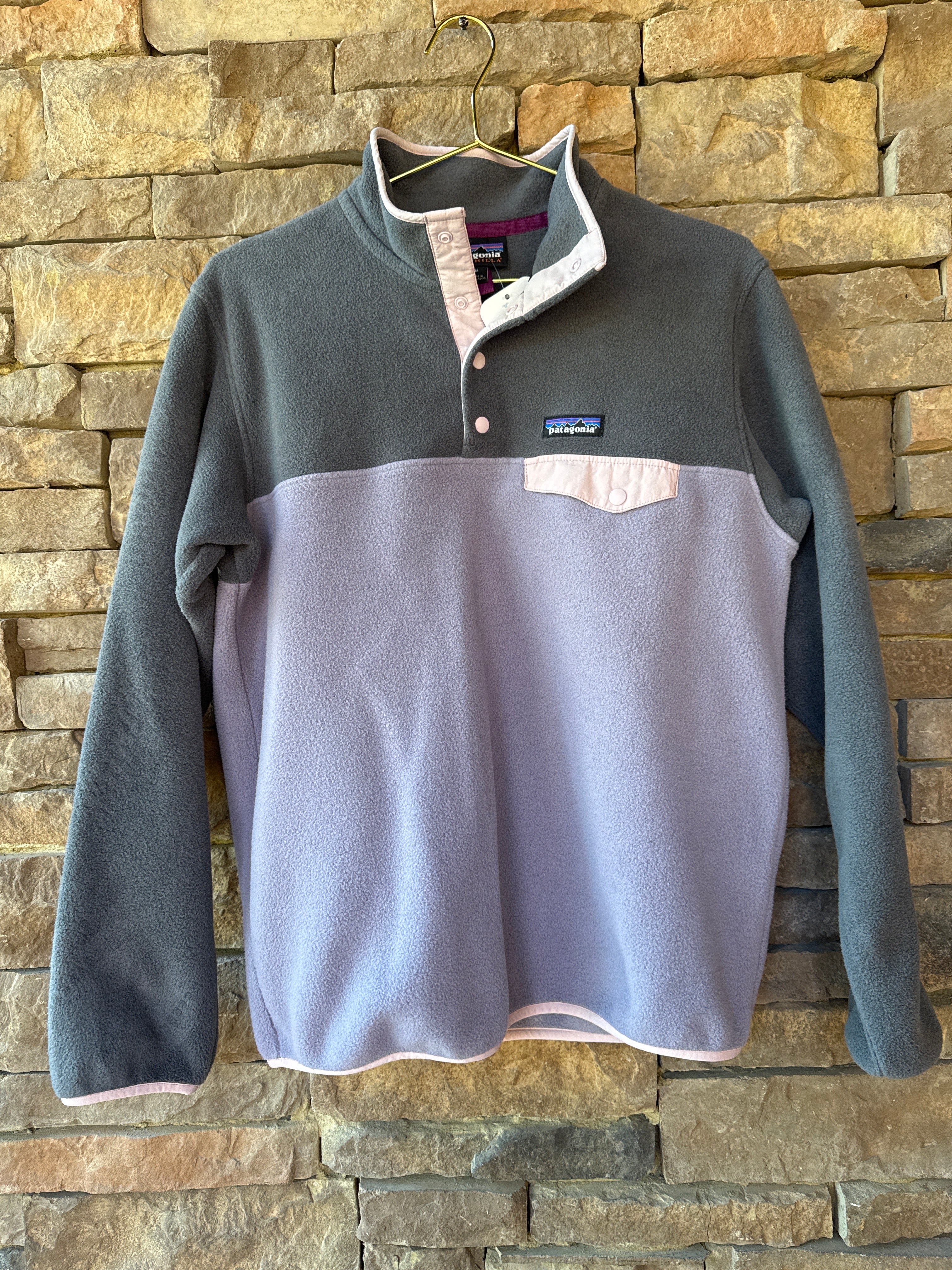 Patagonia Synchilla PurpleGrey Pullover M