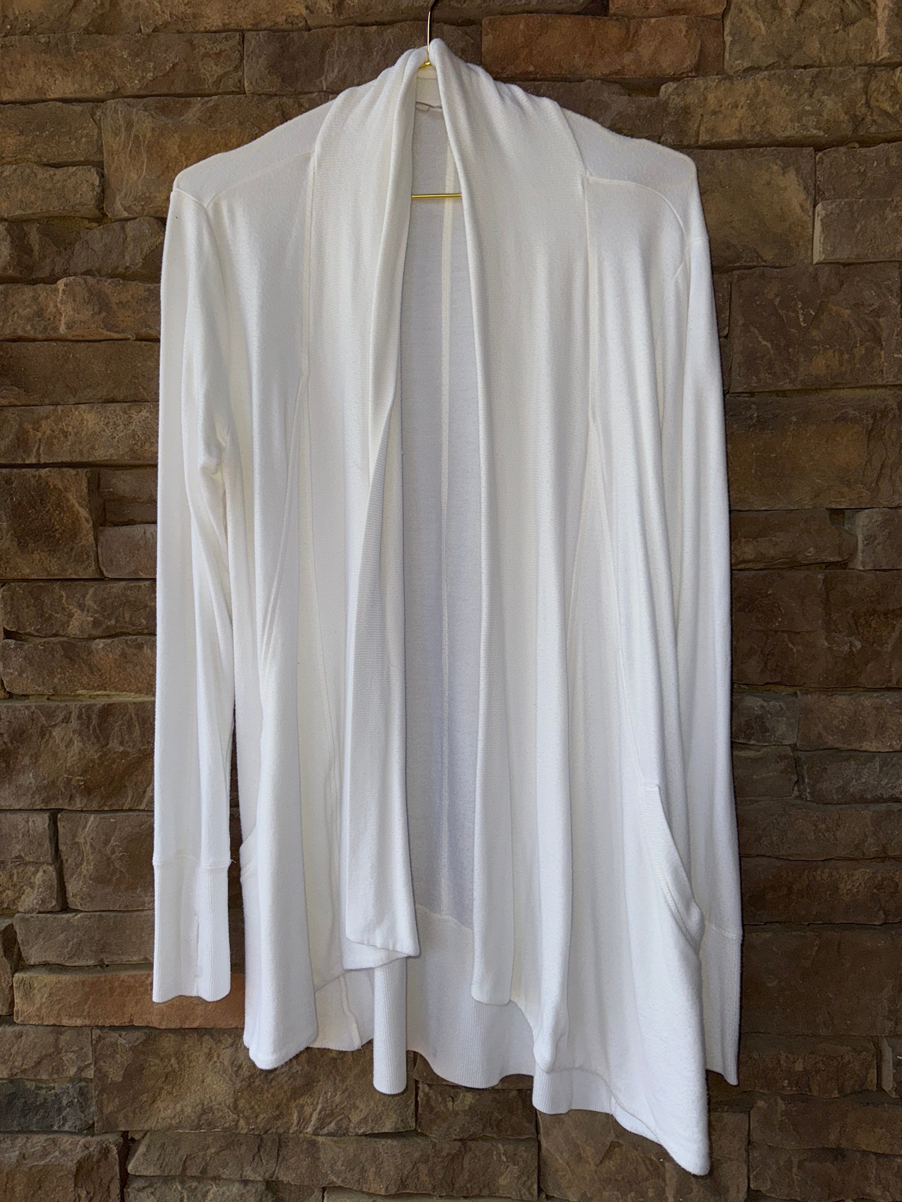 Athleta Cream Cardigan S