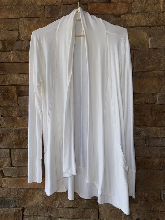 Athleta Cream Cardigan S