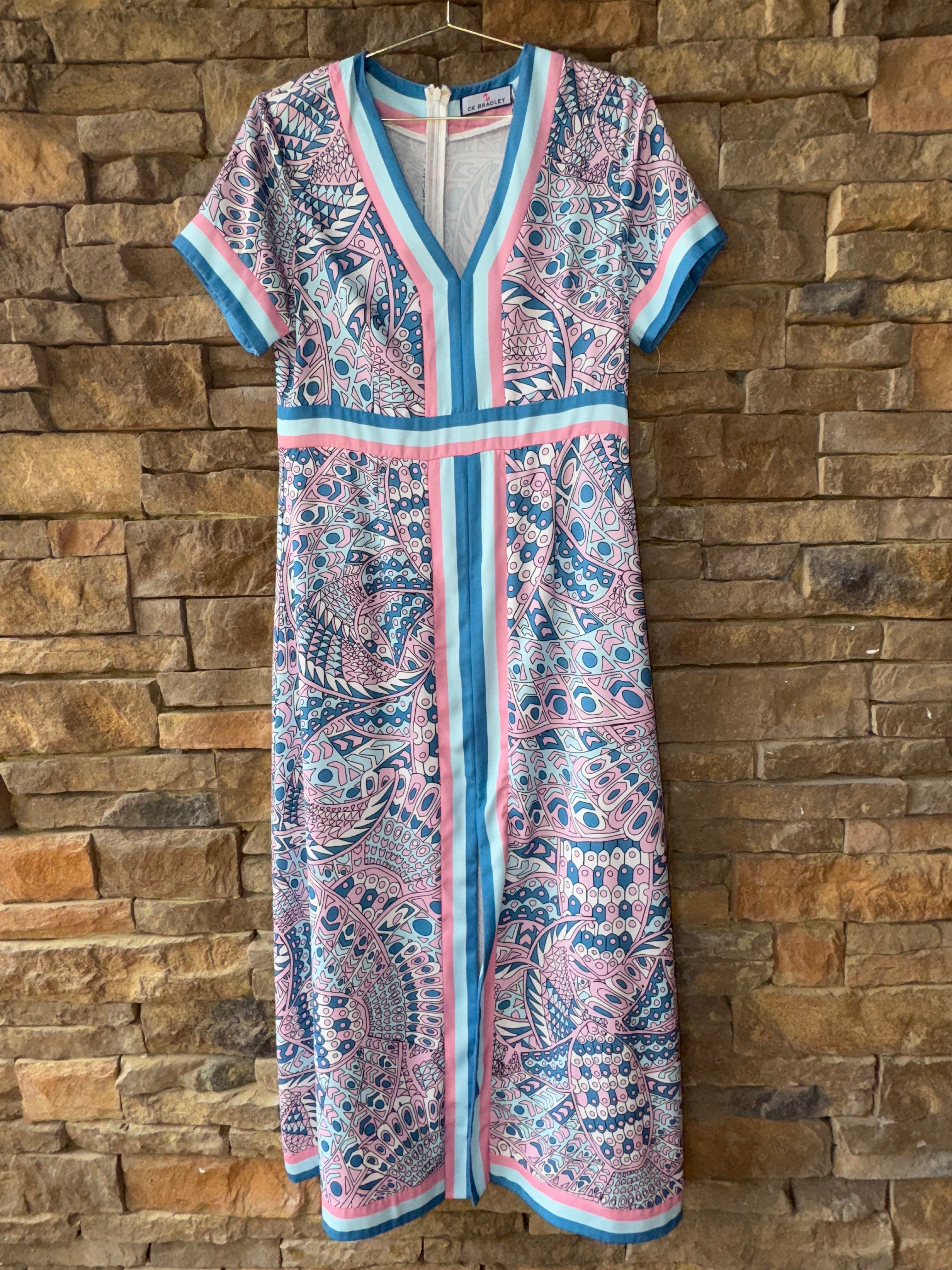 CK Bradley Leland Dress in Falcon Hydrangea L