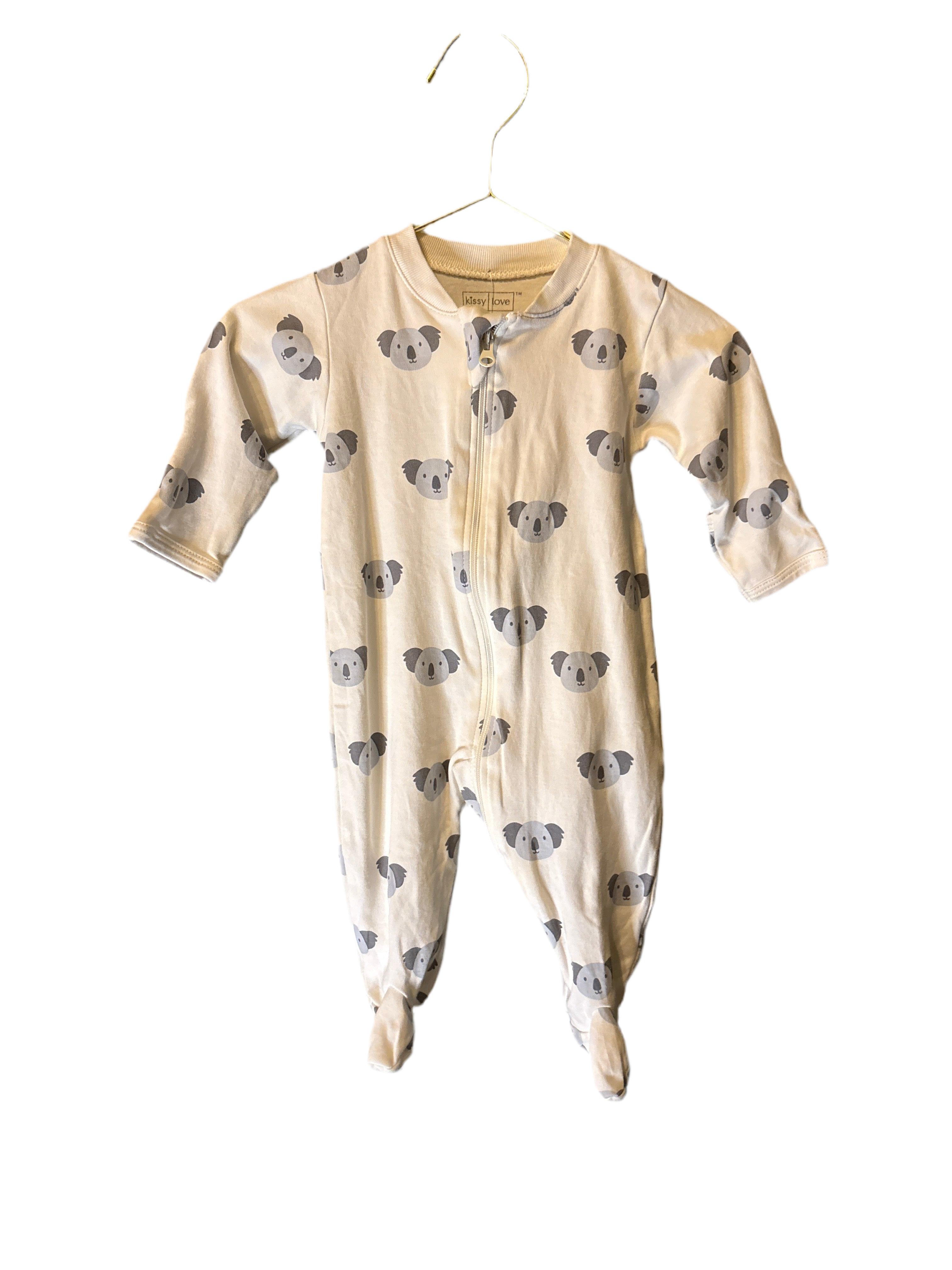 Kissy Love Koala Footie 0-3m