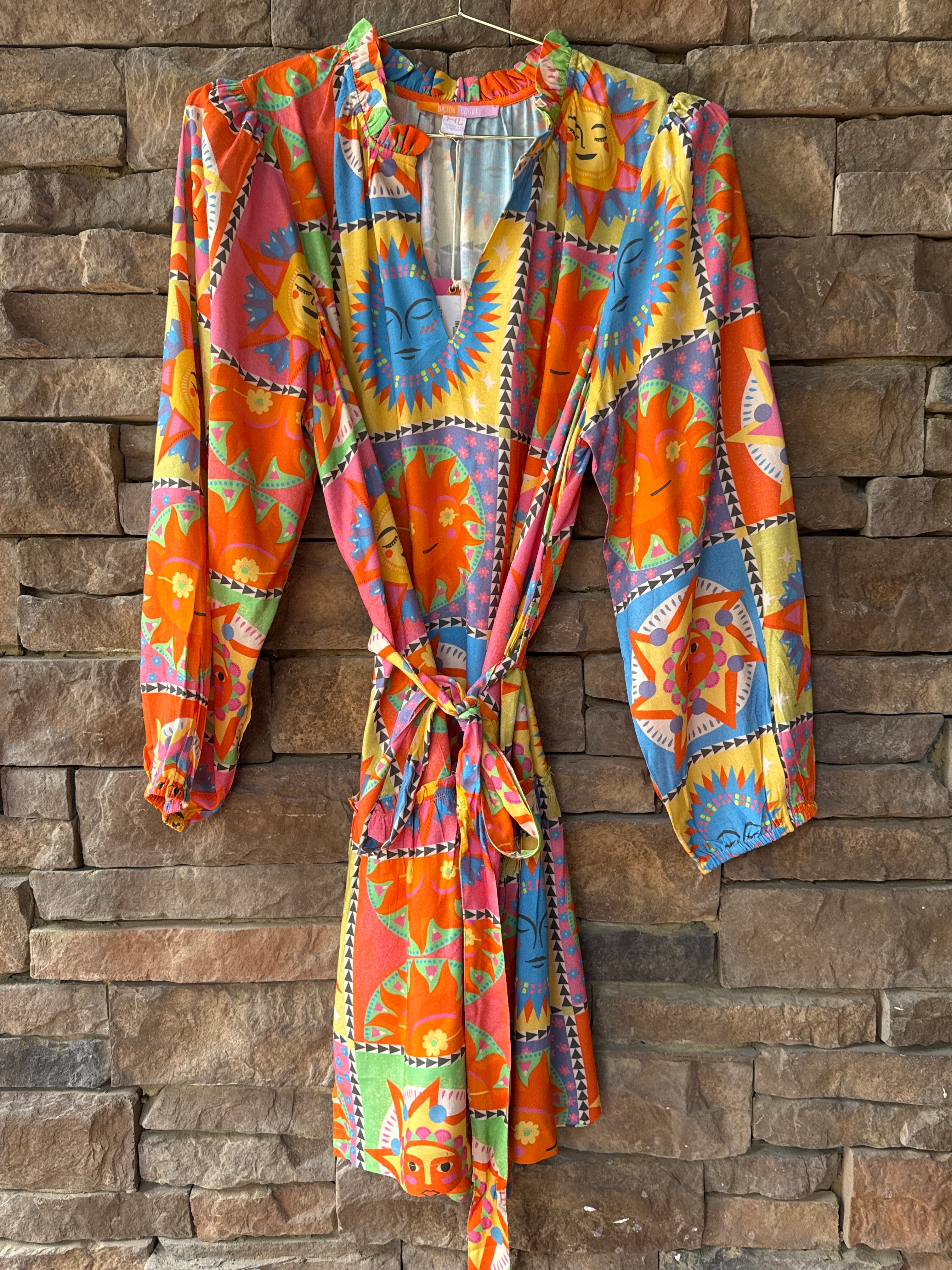 Briton Court Evelyn Mini Dress Orange XL