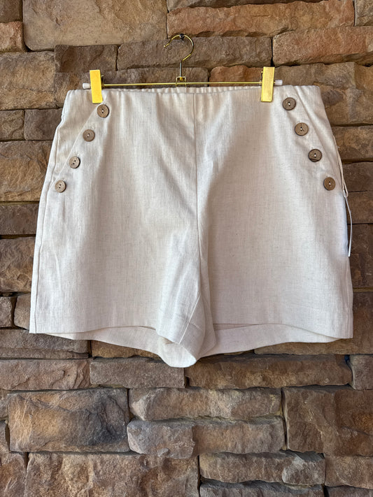Fifteen Twenty mel Button Pocket Shorts L