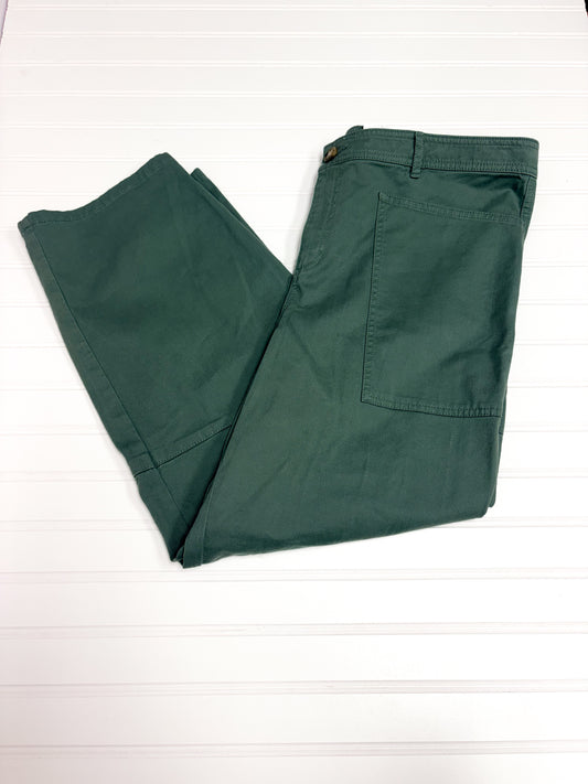 Loft Olive Cargo Pocket Pant 14
