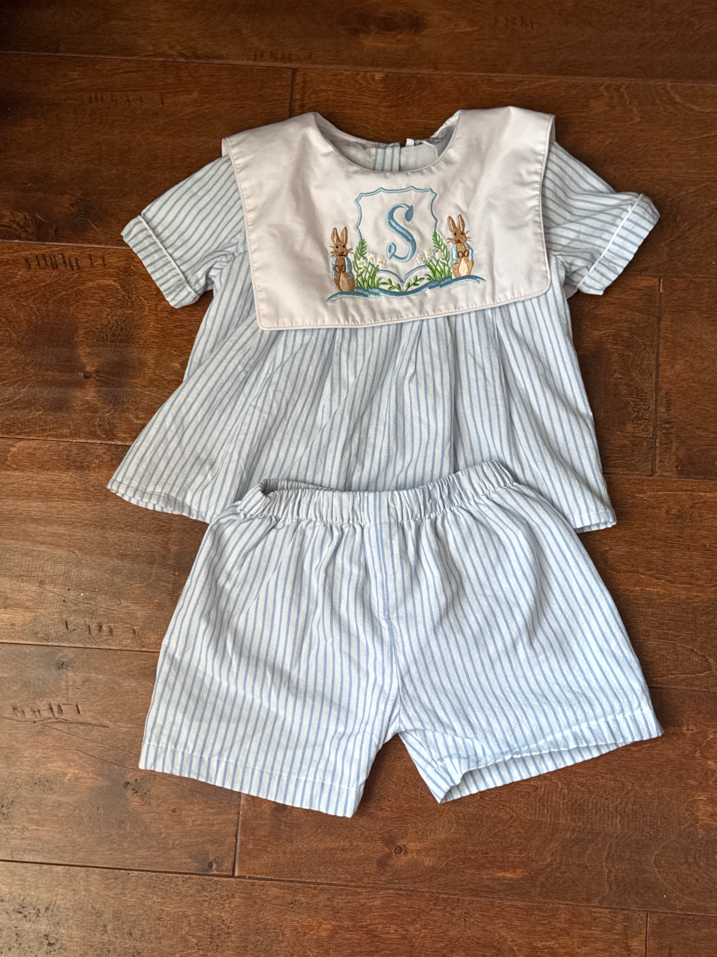 Busy Bee Smocks Bunny Set "S"3T