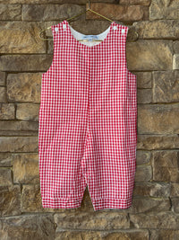 Sweet Dream Red Gingham Longall 12M