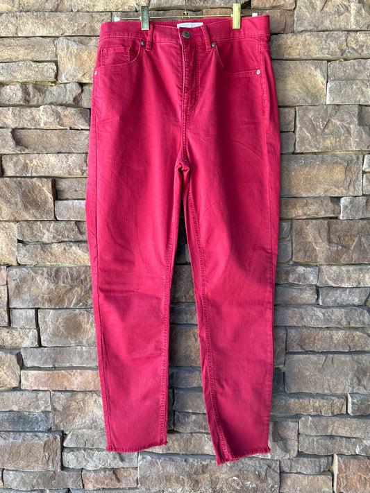 Loft Red Denim 28/6