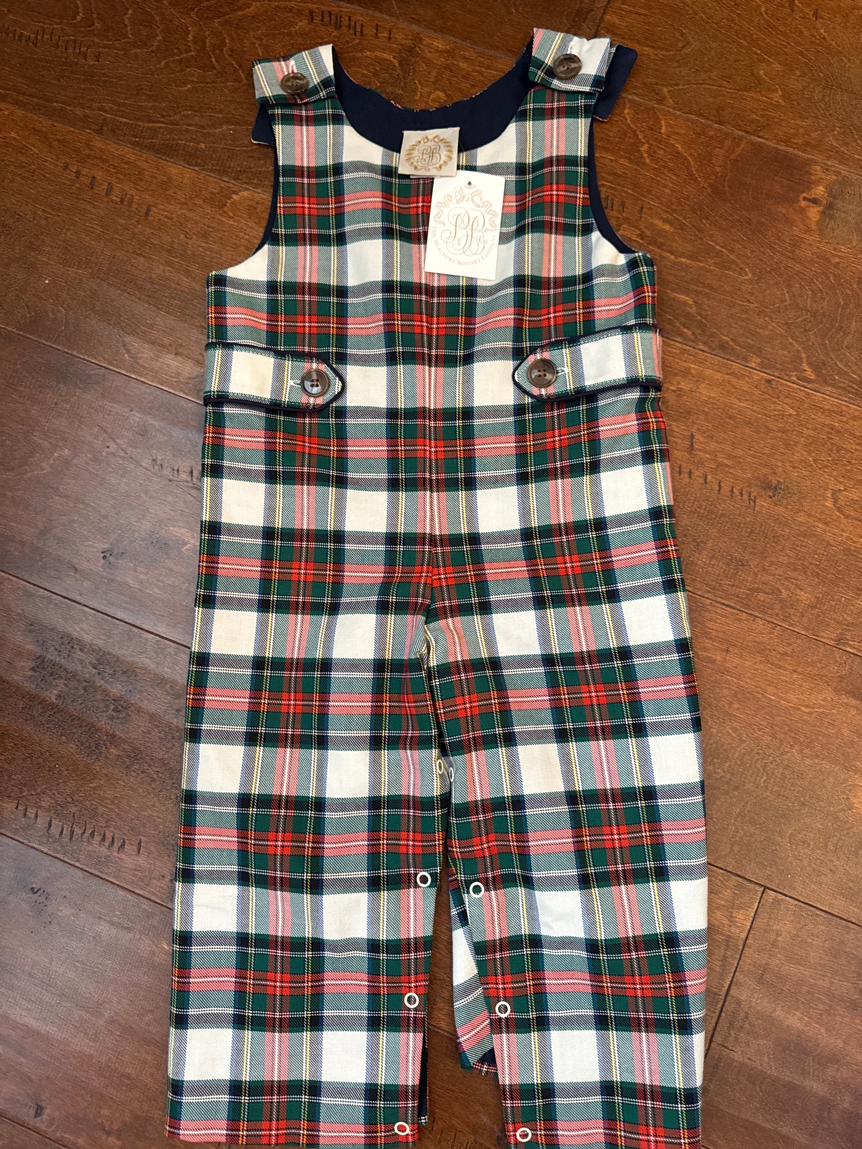 TBBC Lawson Longall Aiken Plaid/Nantucket Navy 2T