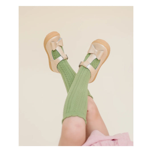 Emma Bow Mary Jane- Champagne