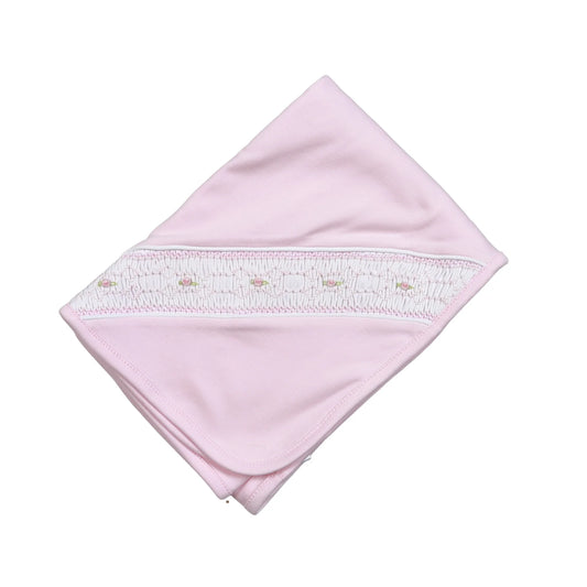 Pima Hand Smocked Blanket