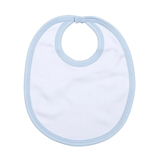 Leo White and Blue Bib