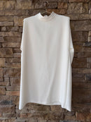 English Factory Mock Neck Sleeveless Shift Dress M