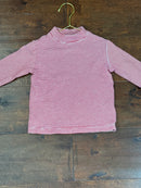 Petit Bebe Long Sleeve Red Stripe Top 3T