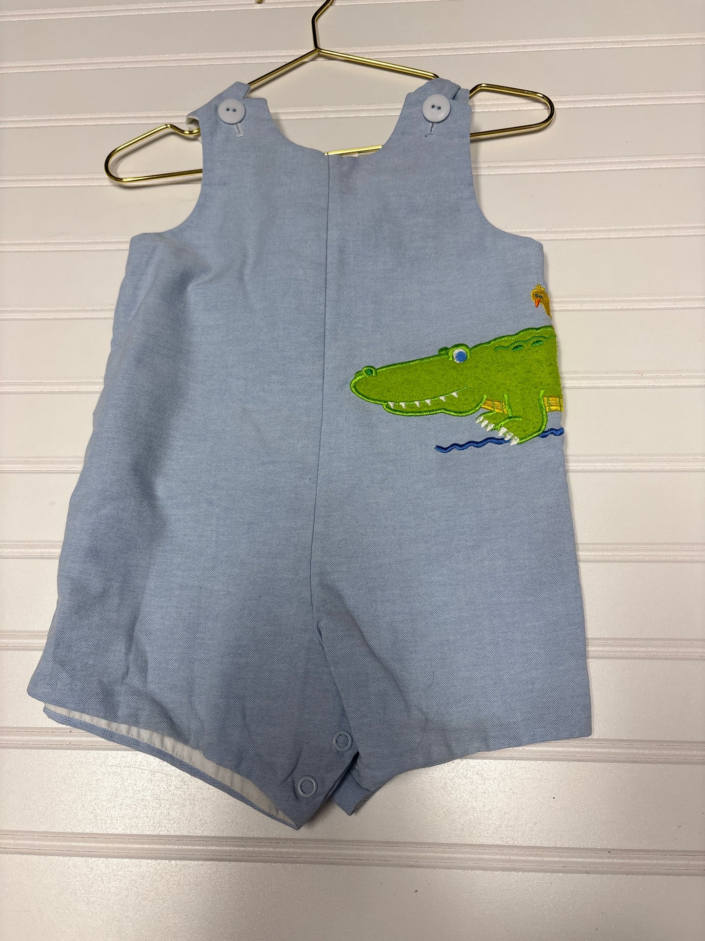 Mulberry Street Alligator Applique JonJon 12M