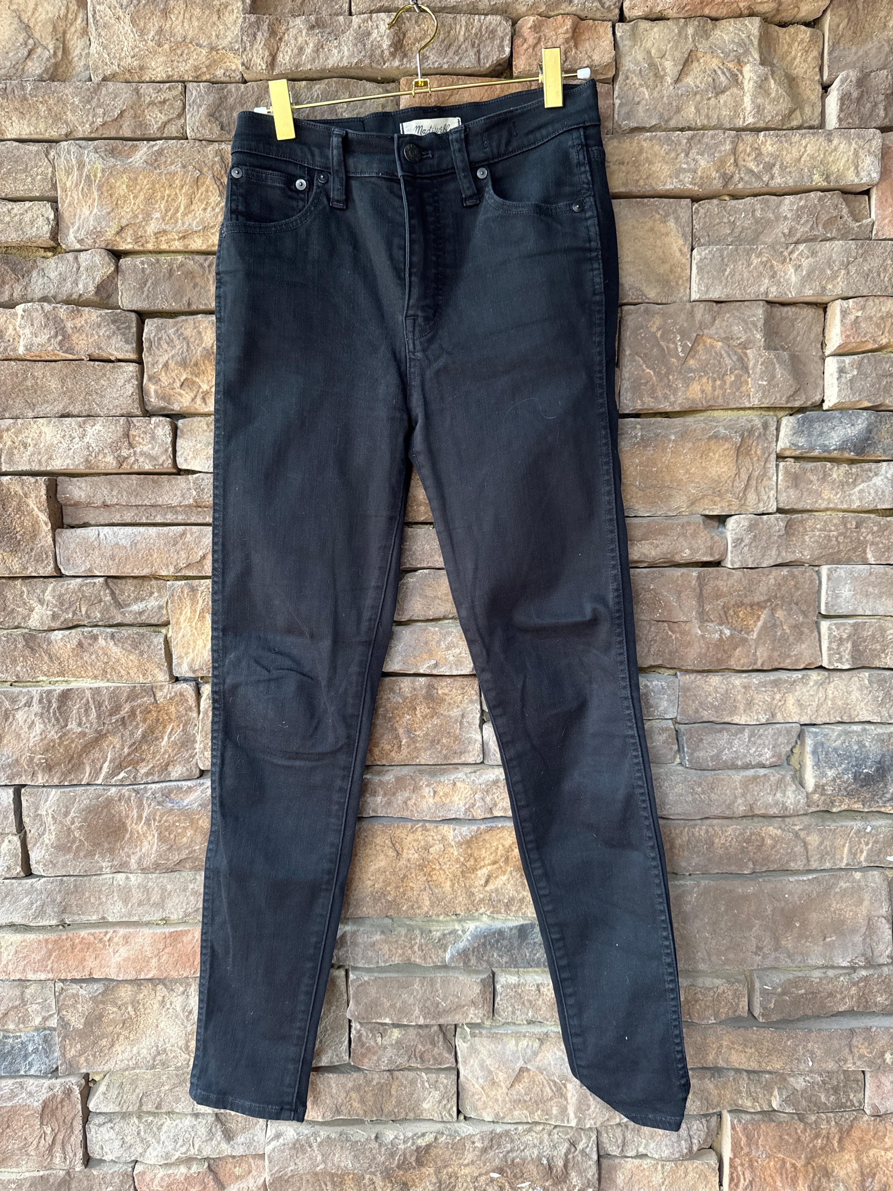 Madewell Black Straight Leg Denim 26