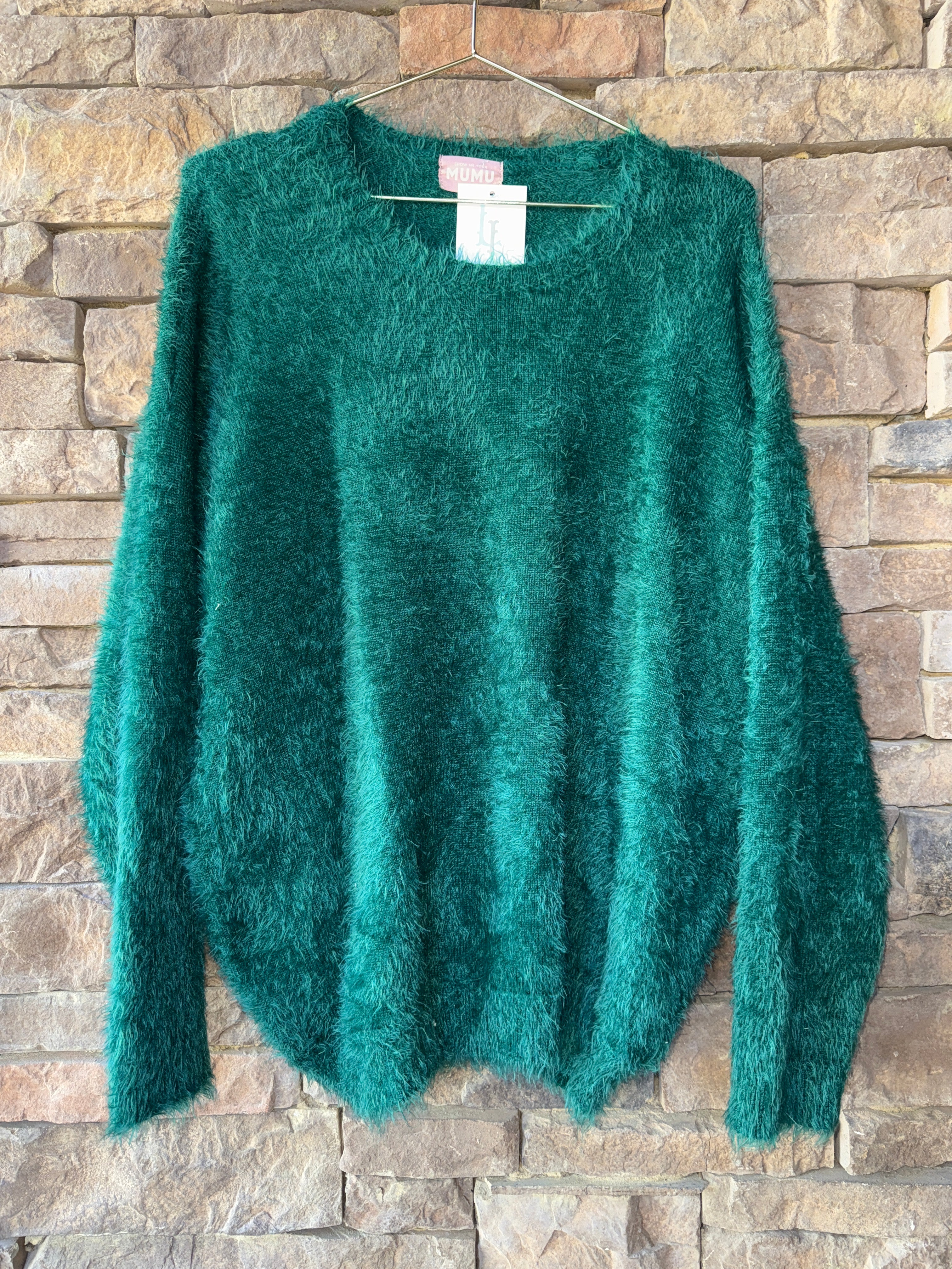 Show me your Mumu Green Fuzzy Sweater M