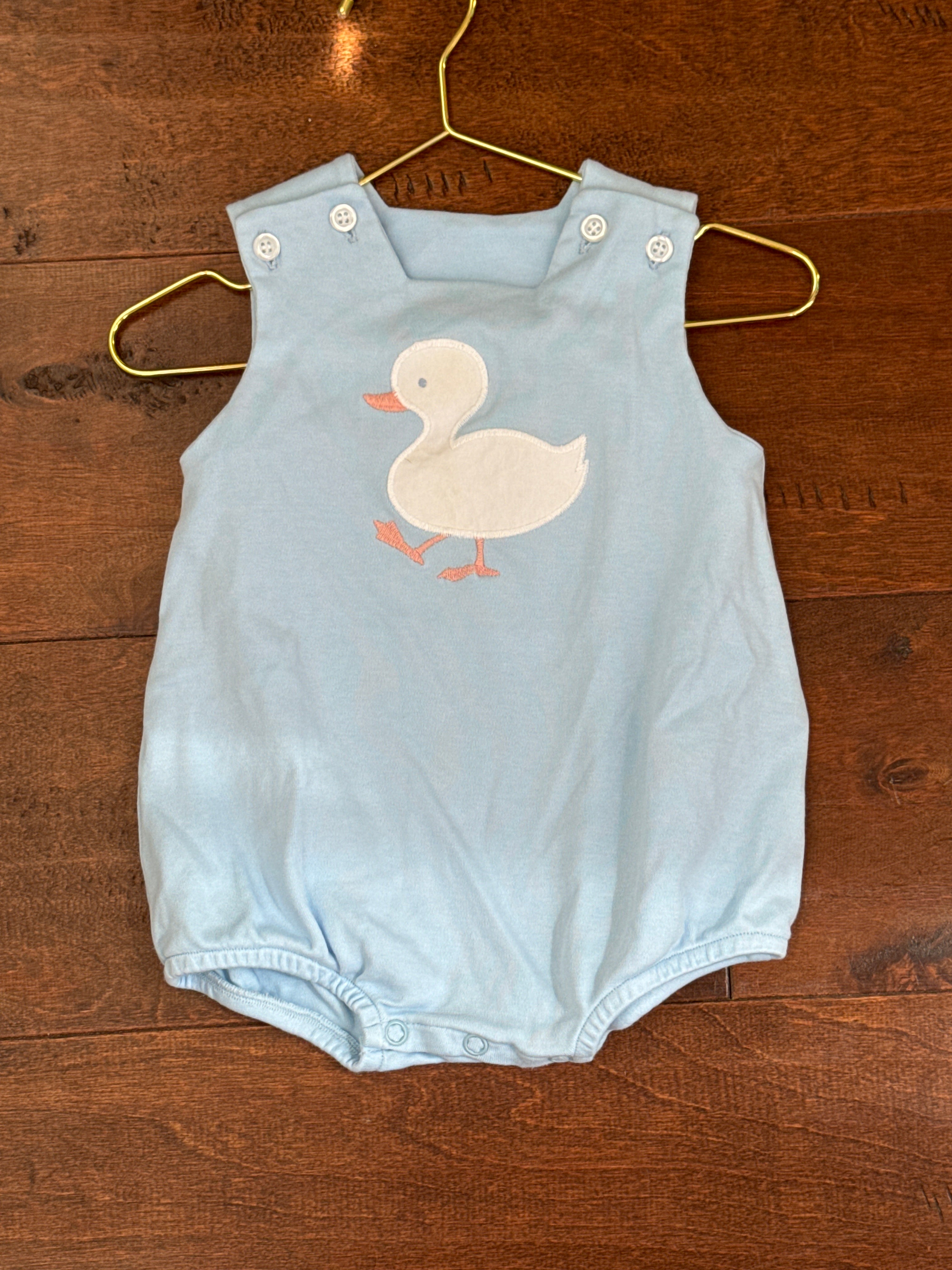 Bailey Boys Baby Duck Powder Blue Bubble 9m