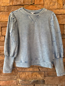 Fate Blue Puff Ls Sweatshirt S