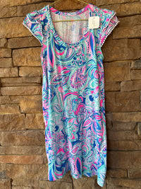 Lilly Pulitzer Flutter Sleeve Dress S