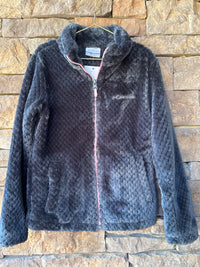 Columbia Fuzzy Grey Jacket 7/8