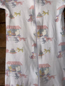 TBBC Animals Zip Up PJs 2T