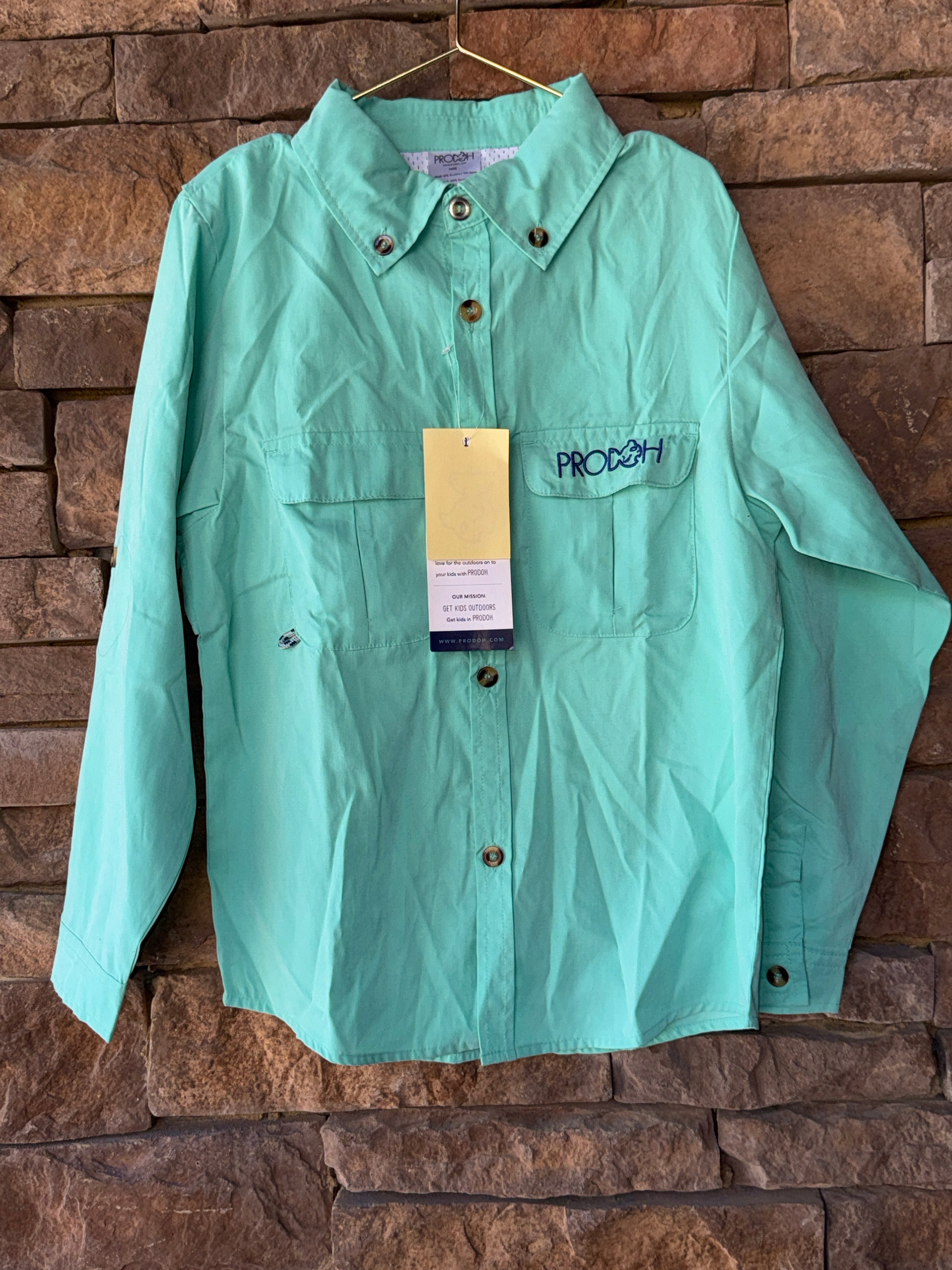 Prodoh Angler Shirt LS Aqua M(10)