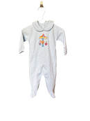 Carousel Friends Ruffled Footie 12m