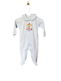 Carousel Friends Ruffled Footie 12m