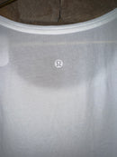 Lululemon White Ss Active Top 8