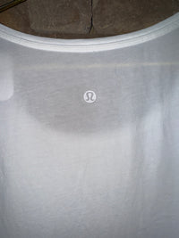Lululemon White Ss Active Top 8