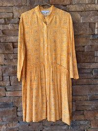 Taylor Tillman Cammie Dress Yellow Tile XL