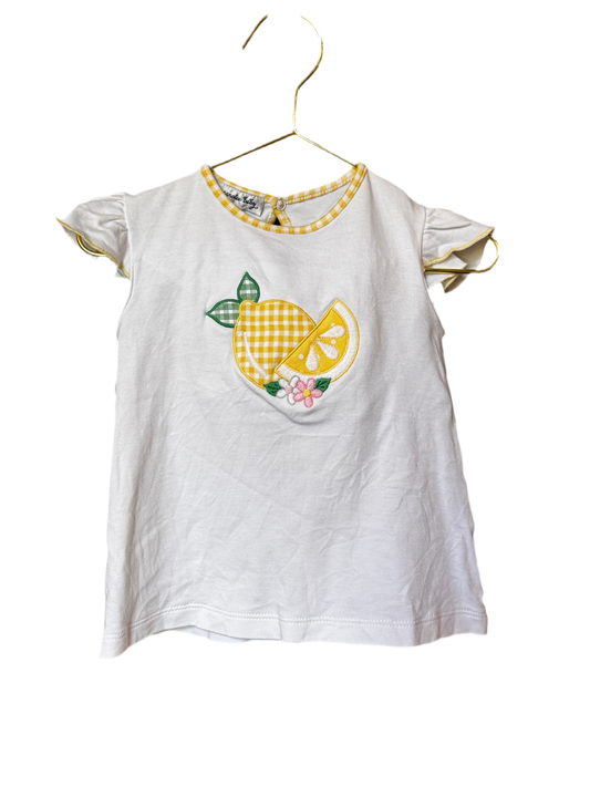 Magnolia Baby Lemon Gingham Short Set 2