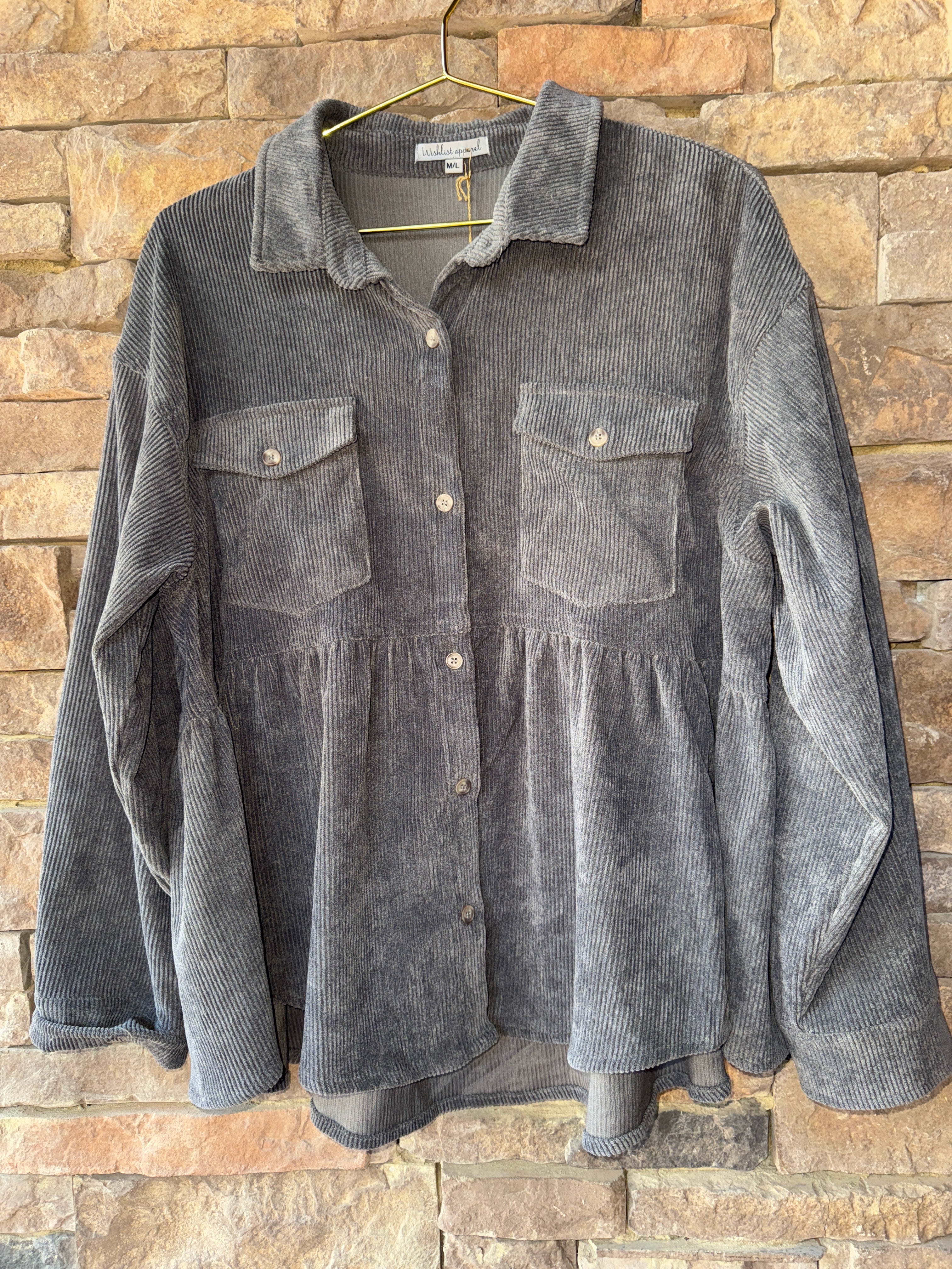 Crowder Shirt Charcoal M/L