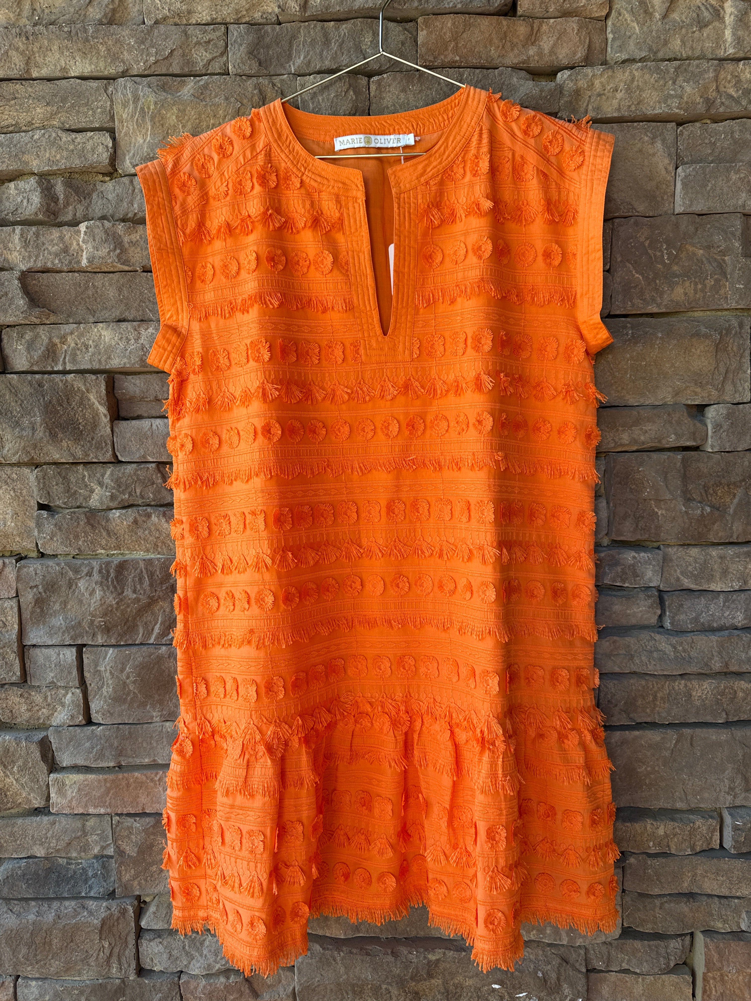 Marie Oliver Herra Dress Persimmon S