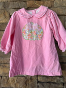 Cecil and Lou Cord Floral Pumpkin Dress 2T